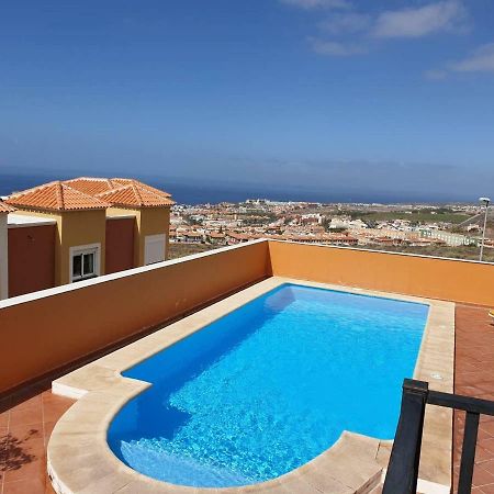 Villa Roque Del Conde With Private Pool, Terrace With Fantastic Sea Views, Wifi, Garden, Garage Adeje 外观 照片