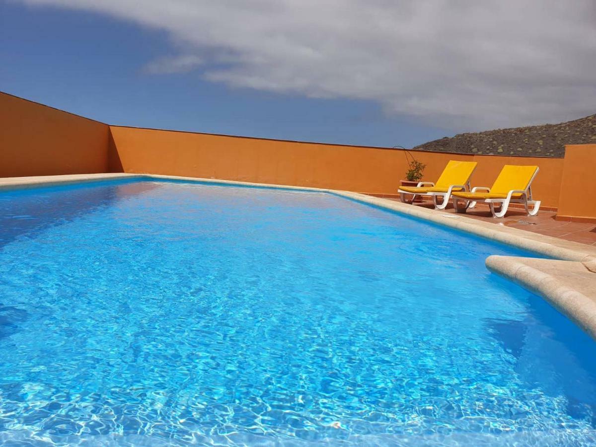 Villa Roque Del Conde With Private Pool, Terrace With Fantastic Sea Views, Wifi, Garden, Garage Adeje 外观 照片